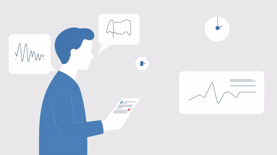 Technische Illustration von intelligenten Diagnoseverfahren