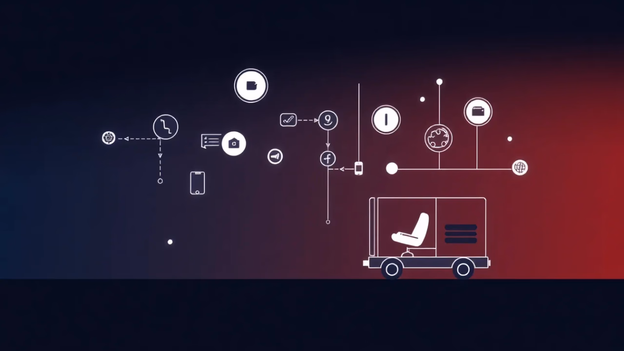 Technische Darstellung intelligenter Mobilitätslösungen