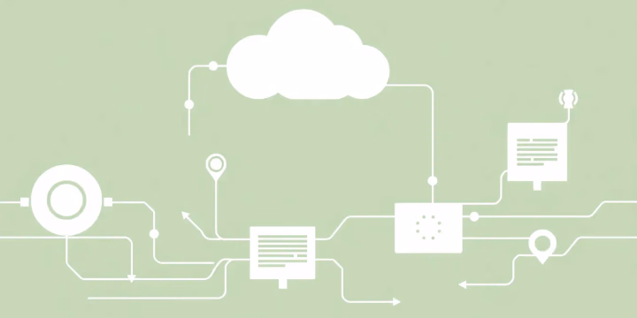 Technische Illustration der intelligenten Sprachgenerierung