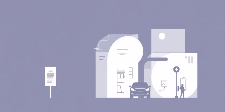 Illustration von intelligenten Verkehrssystemen mit KI-Technologie