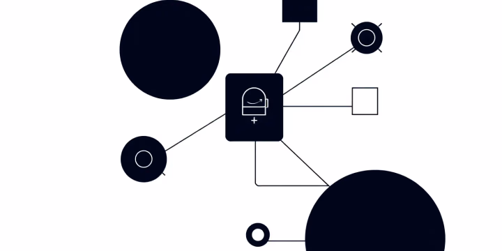 Illustration von intelligenten Vertragssystemen in einer digitalen Umgebung