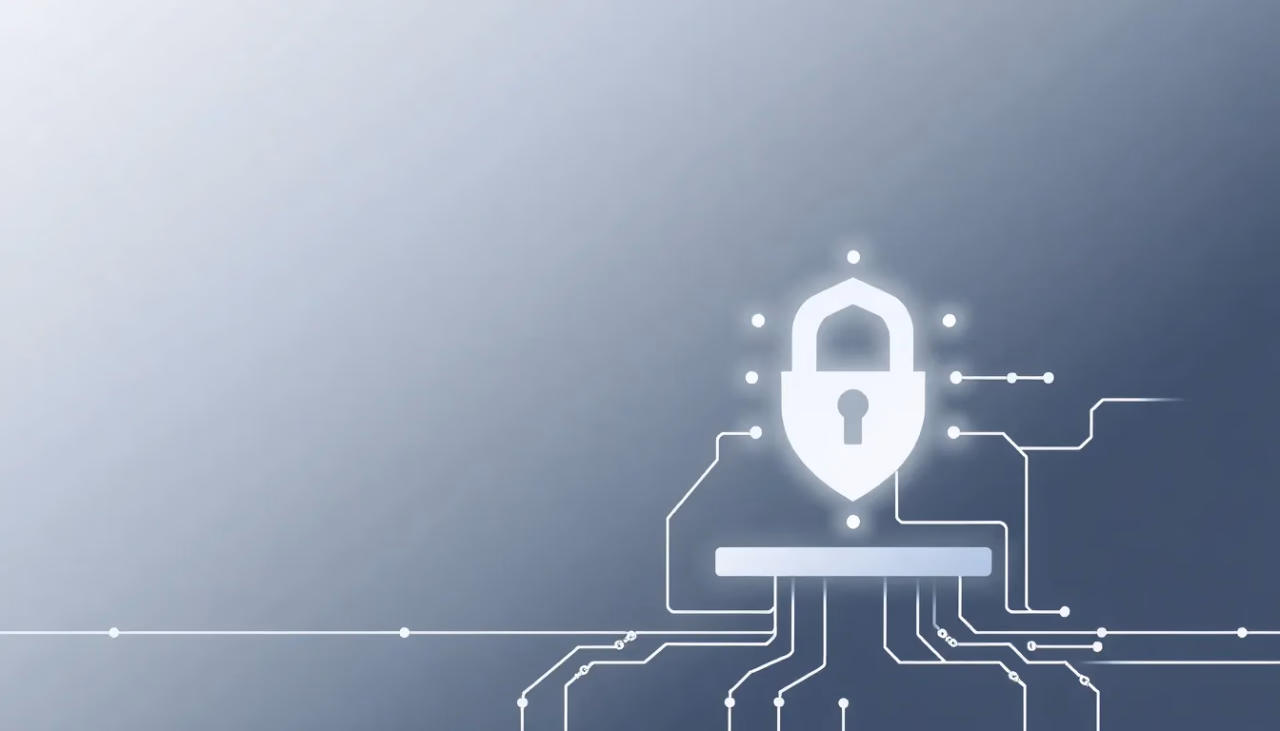 Illustration von KI-Technologien in der Cybersecurity