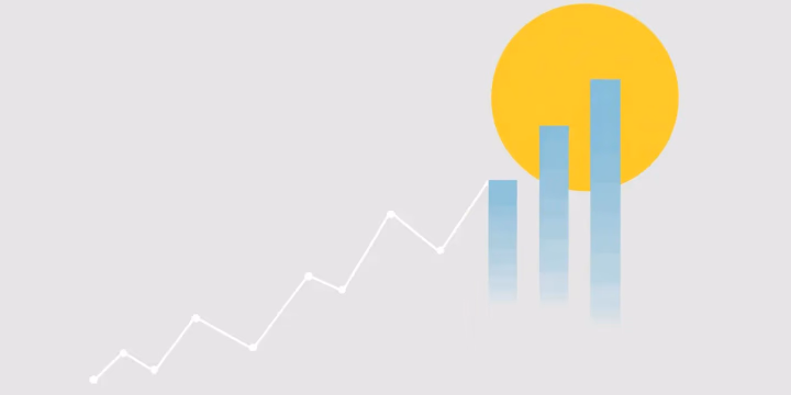 Grafik zur Veranschaulichung von KI-gestützten Marktanalysen