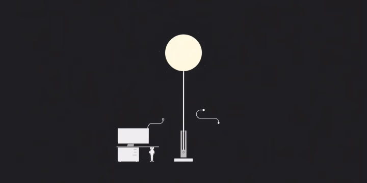 Technologische Illustration zur KI-unterstützten Energieeffizienz