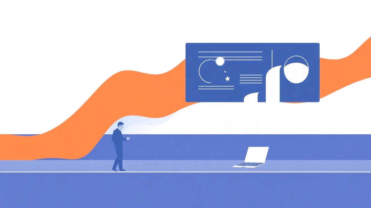 Technische Illustration von KI-unterstütztem Krisenmanagement