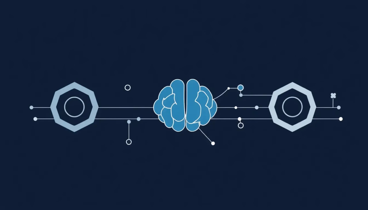 Technische Illustration über kognitive Semantik in der KI