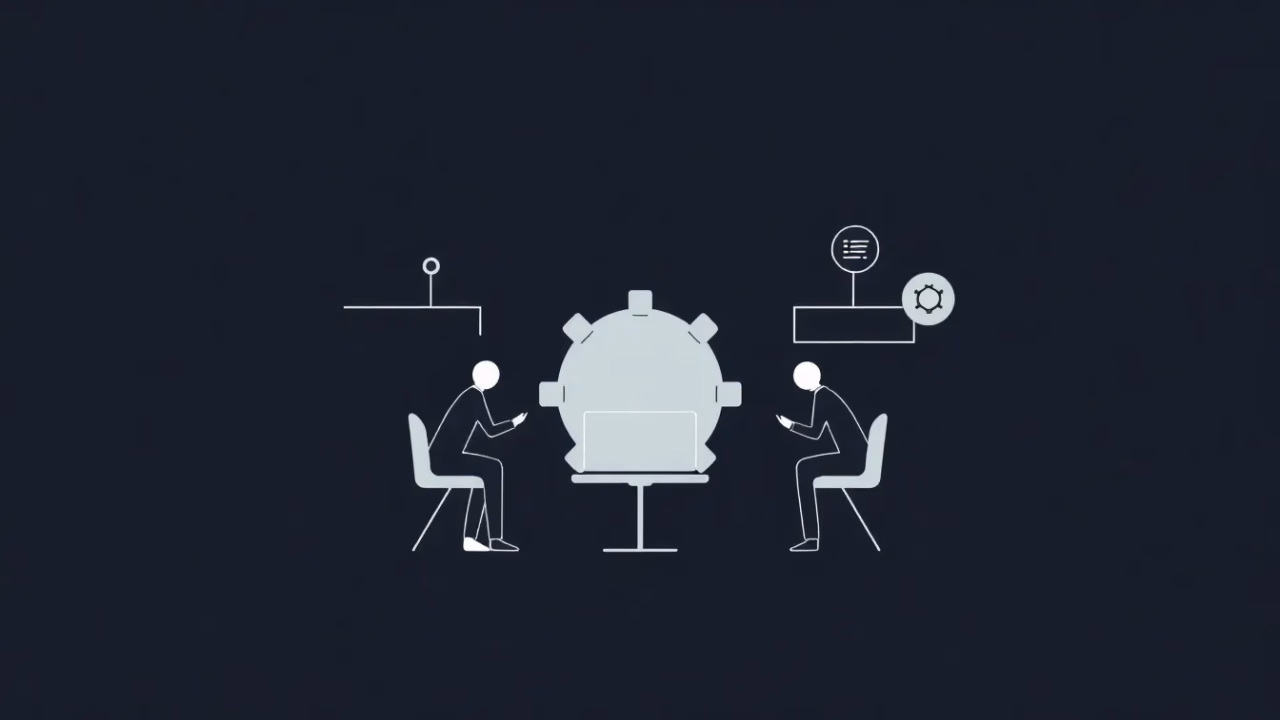 Illustration zur kollaborativen KI-Entwicklung