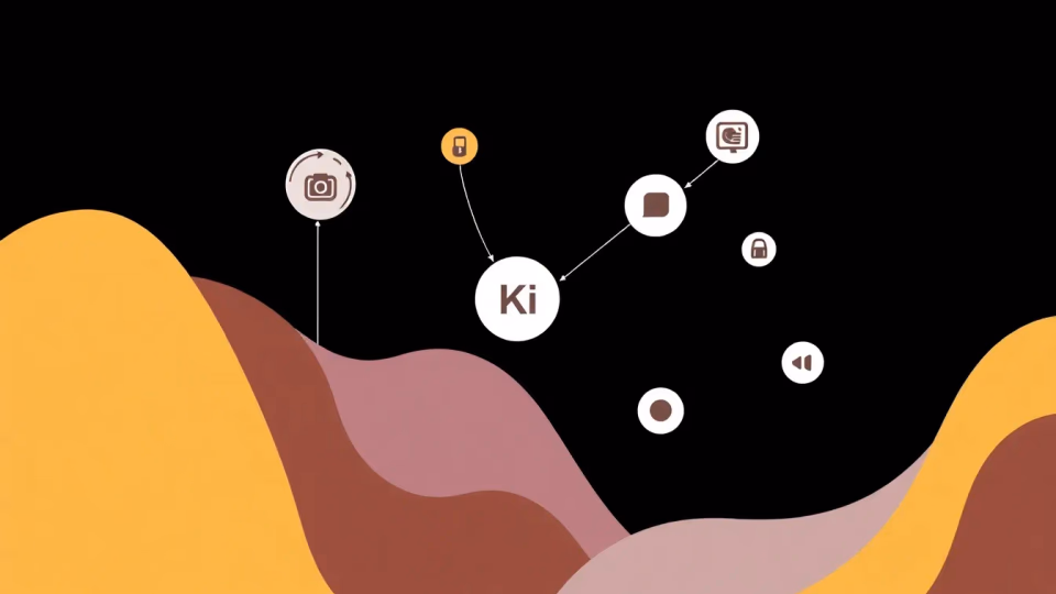 Illustration von kollaborativen KI-Modellen in einem technischen Kontext