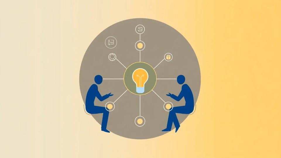Technische Illustration über kollaborative Künstliche Intelligenz in der Bildung