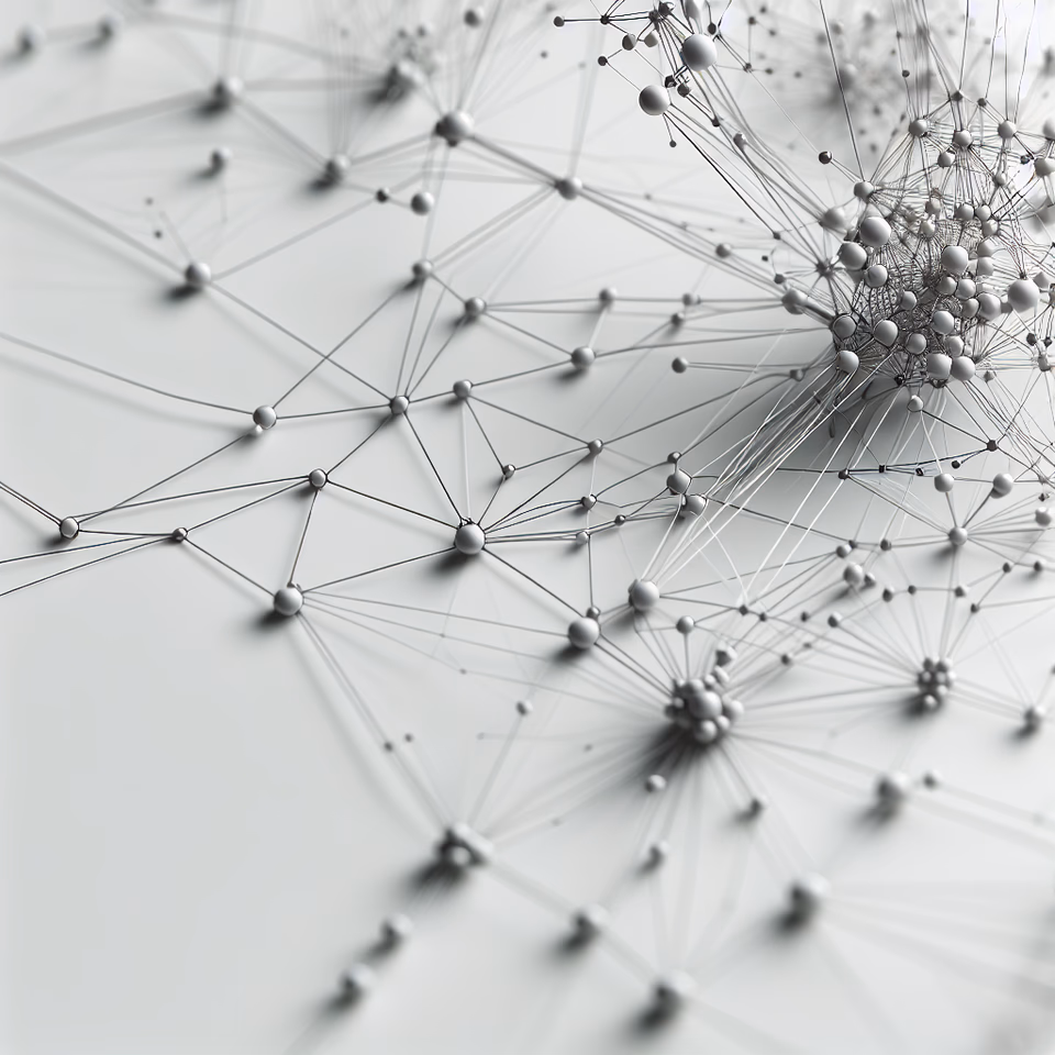 Technische Darstellung komplexer neuronaler Netzwerke