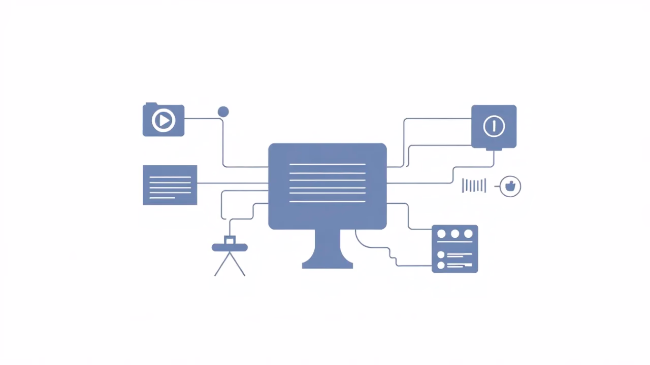 Technische Illustration zur kontextbasierten Automatisierung von Entscheidungen