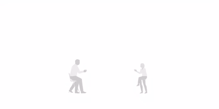 Grafische Darstellung der kontextbasierten Interaktion in KI