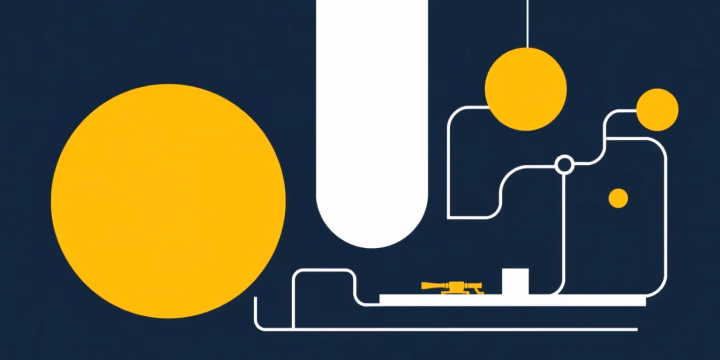 Technische Illustration zu kreativen Anwendungen von KI