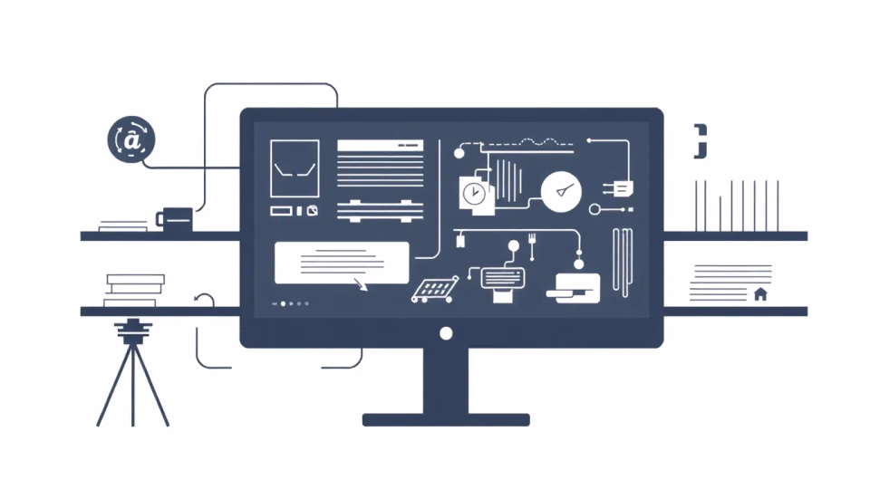 Technische Illustration kreativer KI-Anwendungen