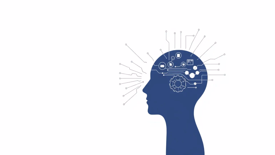 Technologische Darstellung der künstlichen Emotionserkennung
