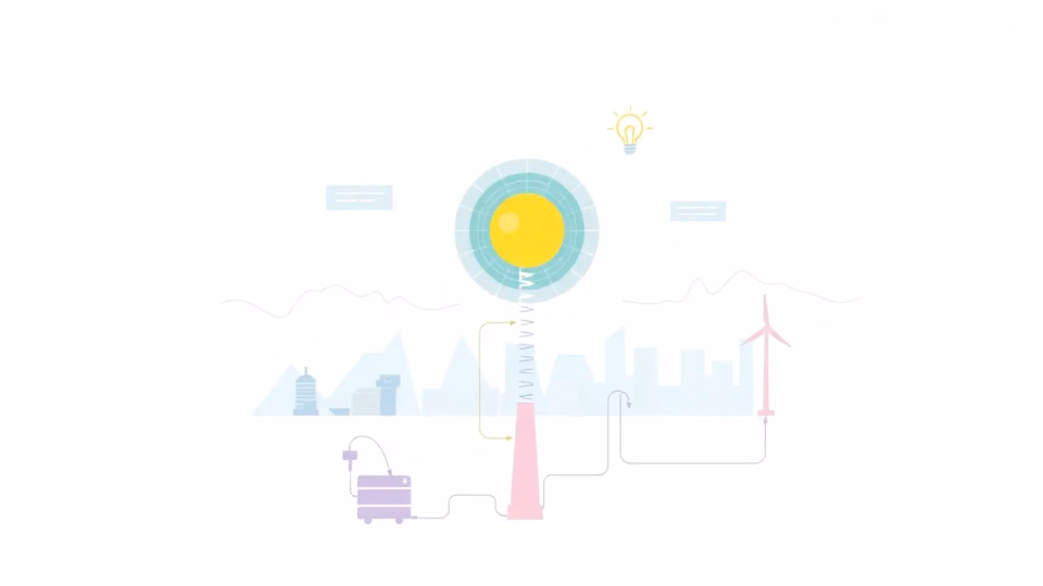 Illustration von künstlicher Intelligenz in der Energieanalyse