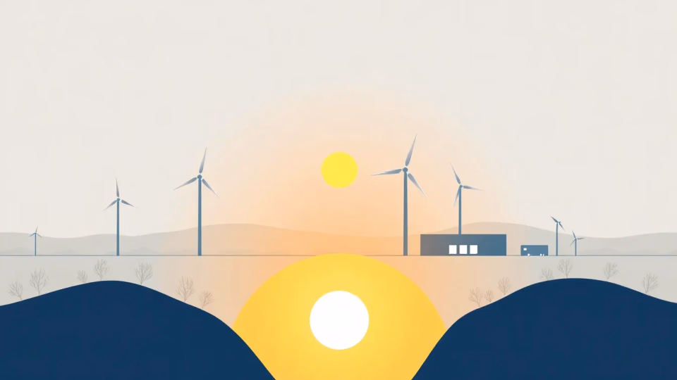 Technische Illustration von Künstlicher Intelligenz in der Energiewirtschaft