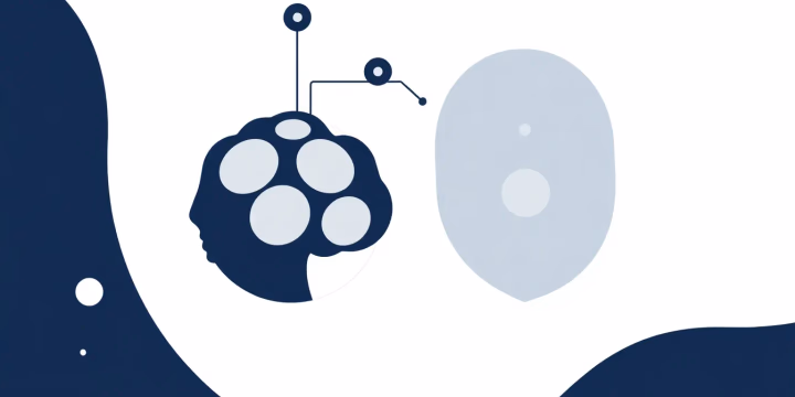 Technologische Illustration zur Künstlichen Intelligenz in der Kreativwirtschaft