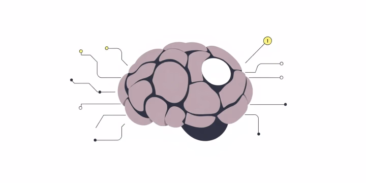 Illustration, die Künstliche Intelligenz in der Kunstproduktion darstellt