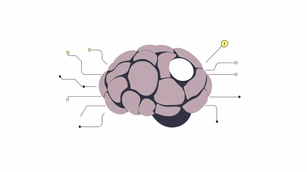 Illustration, die Künstliche Intelligenz in der Kunstproduktion darstellt