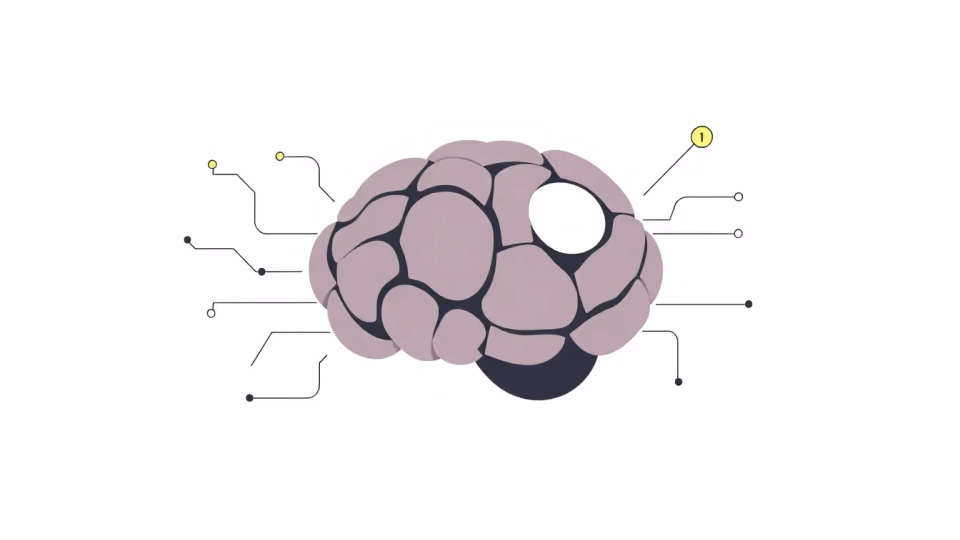 Illustration, die Künstliche Intelligenz in der Kunstproduktion darstellt