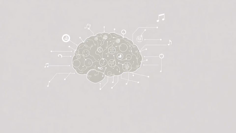 Illustration von künstlicher Intelligenz in der Musiktherapie