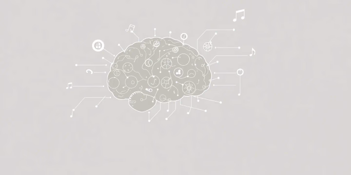 Illustration von künstlicher Intelligenz in der Musiktherapie
