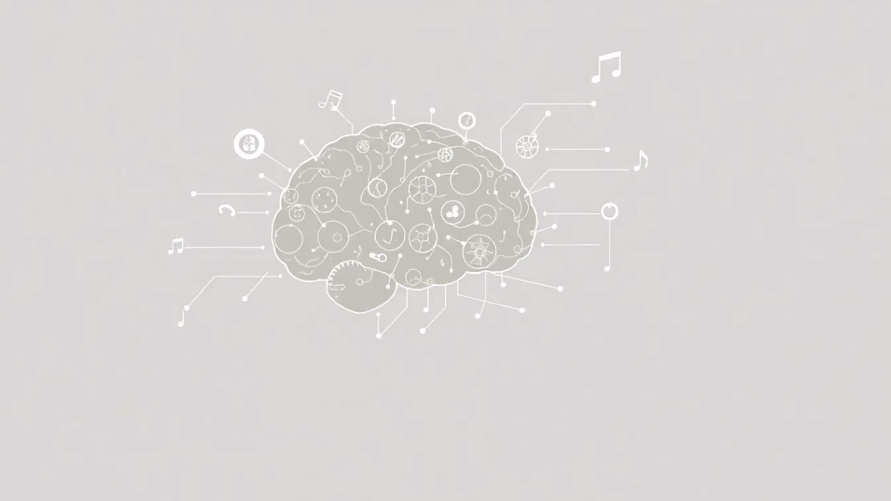 Illustration von künstlicher Intelligenz in der Musiktherapie
