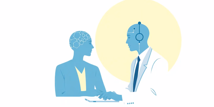 Illustration von Künstlicher Intelligenz in der Personalführung
