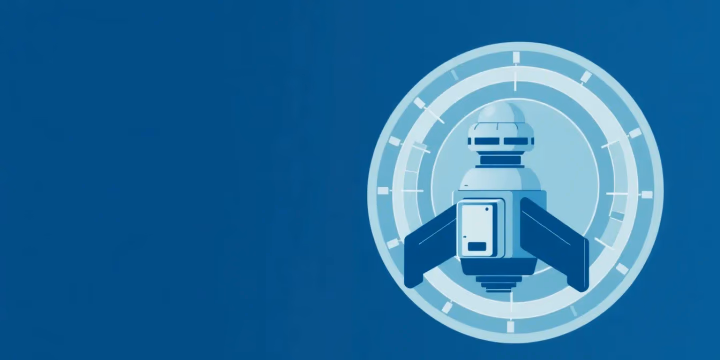 Technische Illustration zur Künstlichen Intelligenz in der Raumfahrttechnik