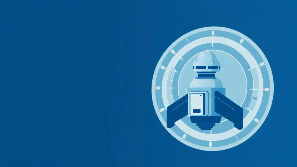 Technische Illustration zur Künstlichen Intelligenz in der Raumfahrttechnik