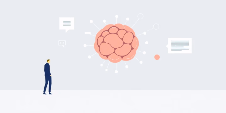 Illustration der Anwendung von Künstlicher Intelligenz in der Verkaufsanalyse