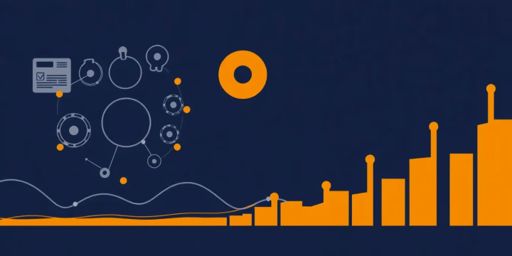 Illustration von Künstlicher Intelligenz in der Marktanalyse