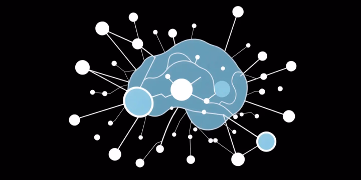 Technische Illustration der Langzeitabhängigkeiten in neuronalen Netzwerken