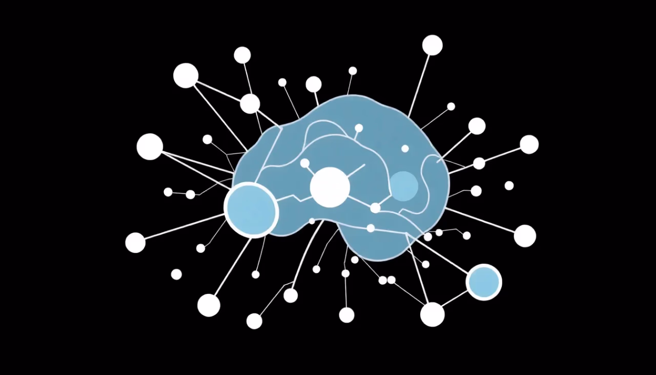 Technische Illustration der Langzeitabhängigkeiten in neuronalen Netzwerken
