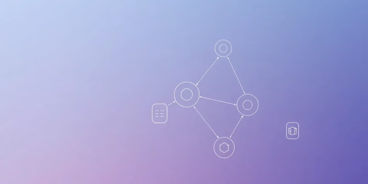 Technische Illustration von Multi-Agent-Systemen in Aktion