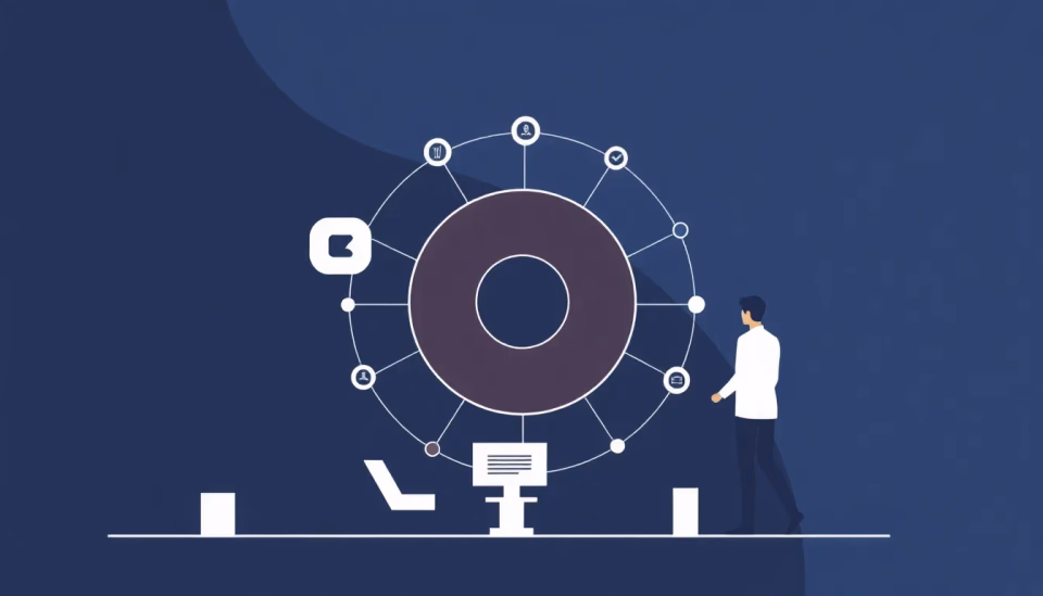 Technische Illustration von multimodalen Lernmethoden
