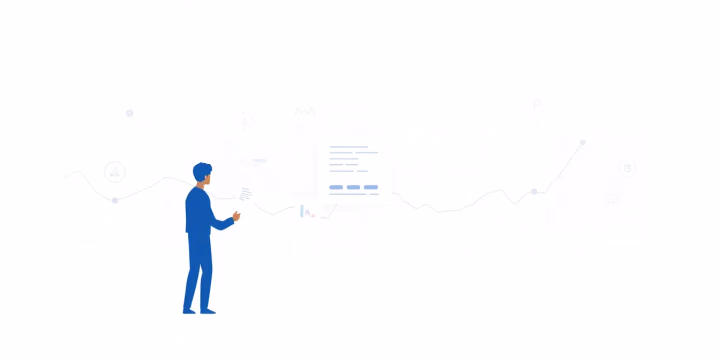 Illustration von Natural Language Processing in der Finanzbranche