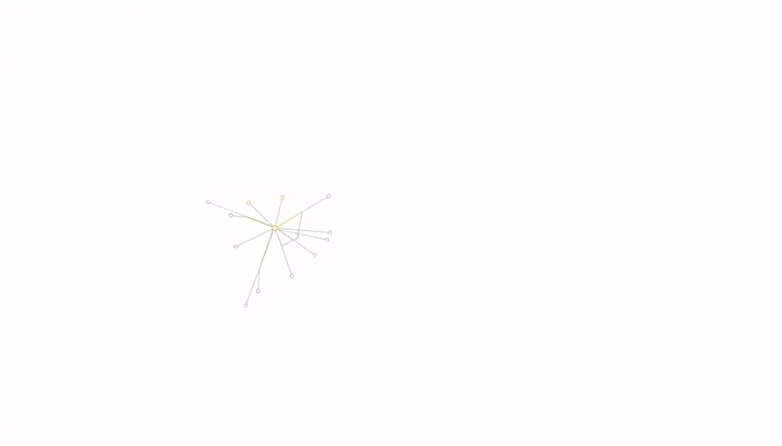 Minimalistische technische Illustration der neuronalen Netzwerk Architektur Optimierung