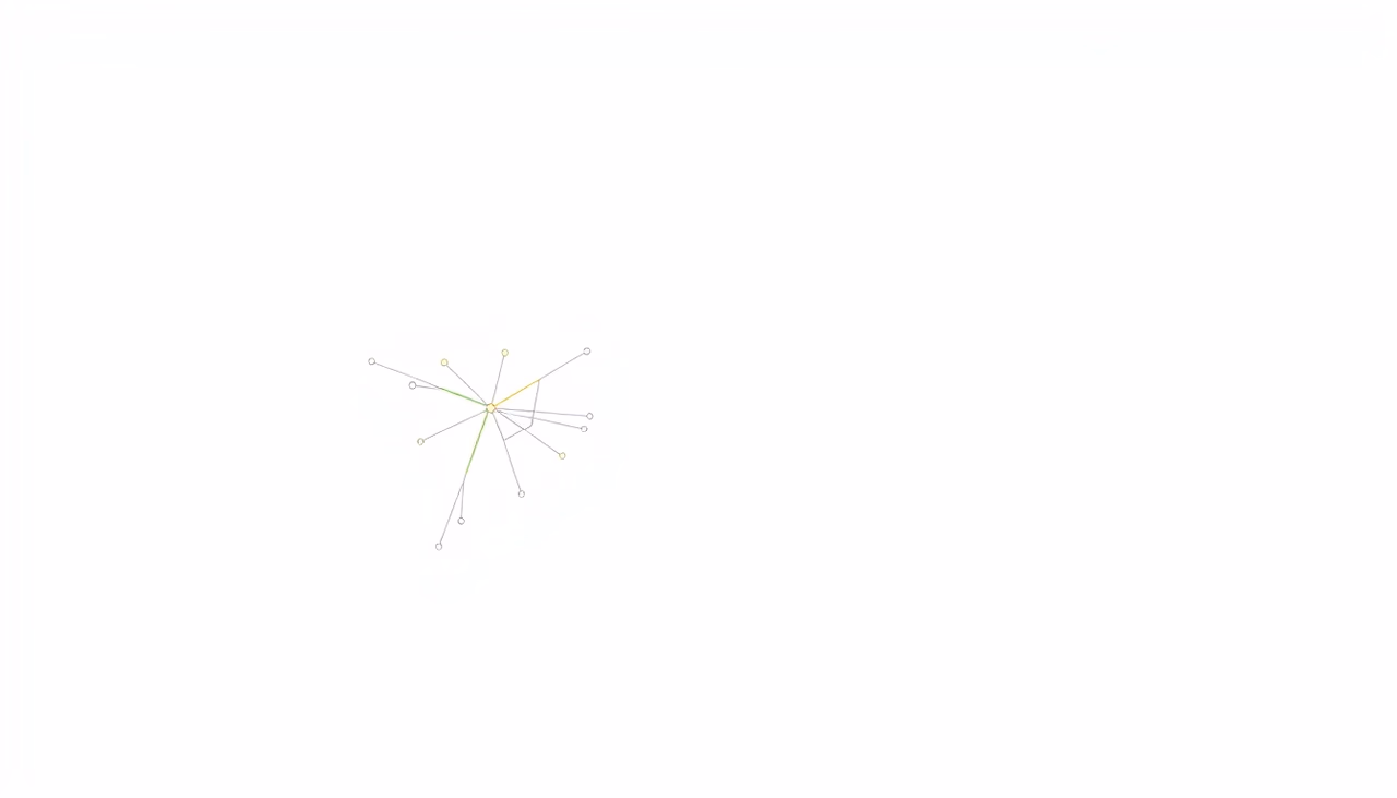 Minimalistische technische Illustration der neuronalen Netzwerk Architektur Optimierung