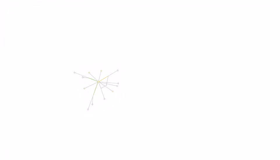 Minimalistische technische Illustration der neuronalen Netzwerk Architektur Optimierung