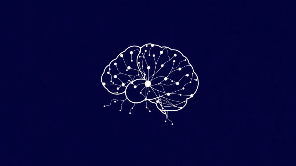 Technische Darstellung eines neuronalen Netzwerks