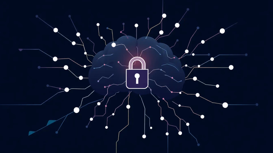 Illustration zur neuronalen Netzwerk Sicherheit