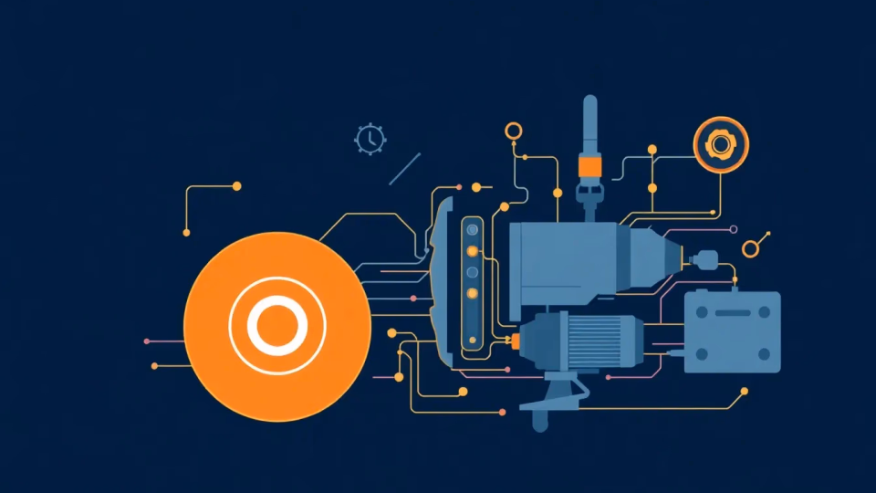 Technische Illustration zu Predictive Maintenance in der Künstlichen Intelligenz
