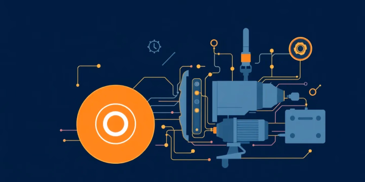 Technische Illustration zu Predictive Maintenance in der Künstlichen Intelligenz
