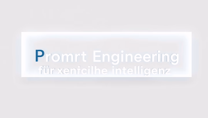 Technische Illustration zum Thema Prompt Engineering für Künstliche Intelligenz.
