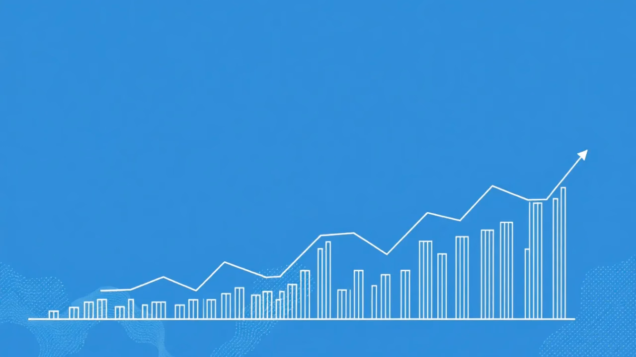 Technische Illustration von quantitativen Finanzmodellen mit KI