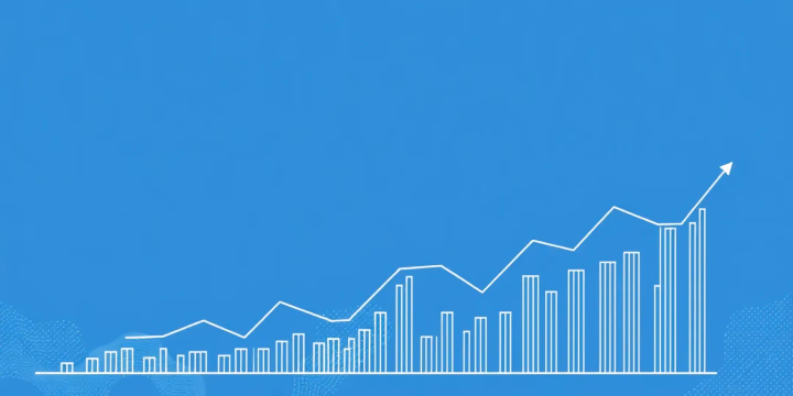 Technische Illustration von quantitativen Finanzmodellen mit KI