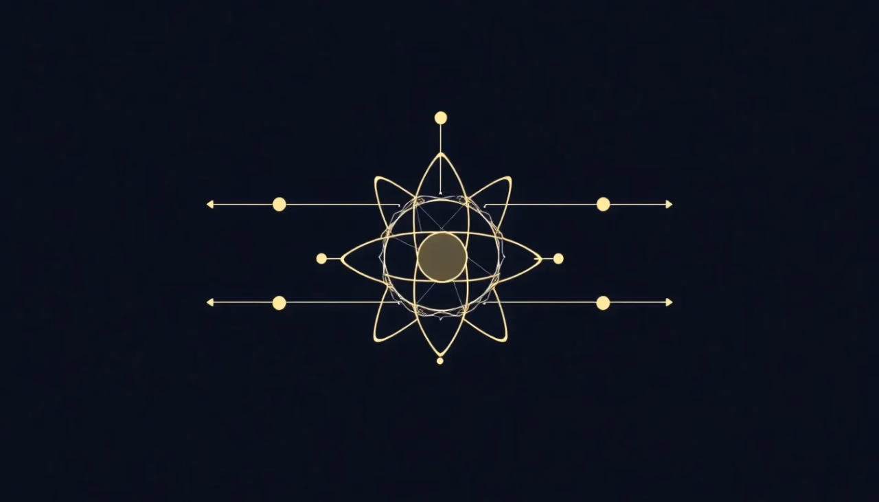 Illustration von Quantencomputing für künstliche Intelligenz
