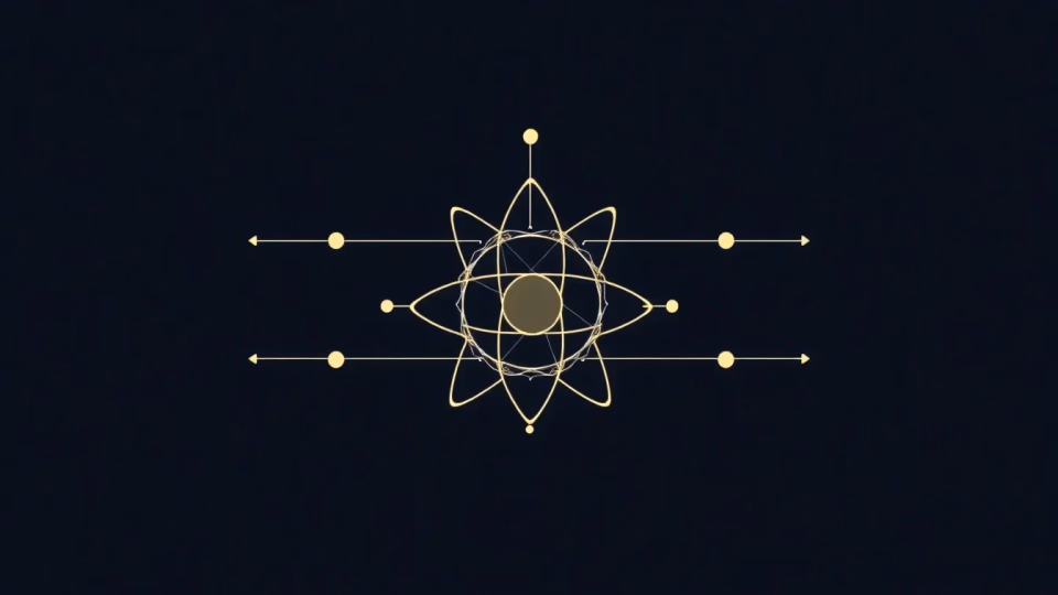 Illustration von Quantencomputing für künstliche Intelligenz